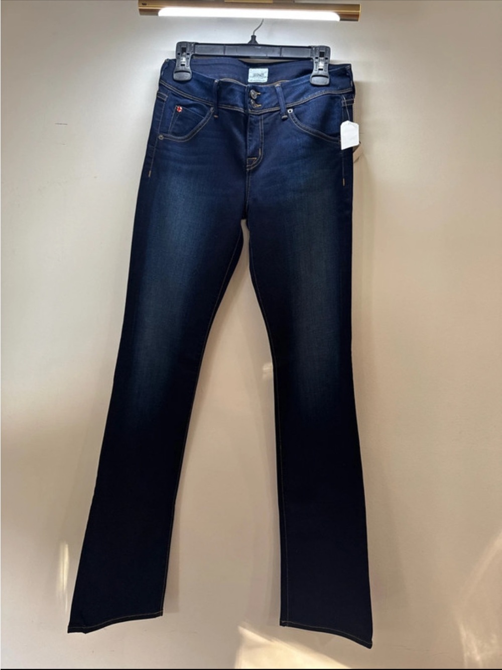 HUDSON JEANS DARK INDIGO FLARE WIDE LEG